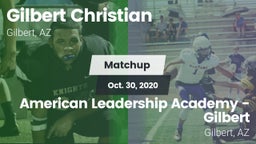 Matchup: Gilbert Christian vs. American Leadership Academy - Gilbert  2020