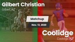 Matchup: Gilbert Christian vs. Coolidge  2020