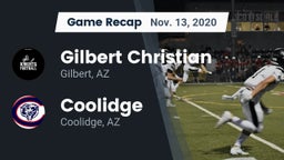 Recap: Gilbert Christian  vs. Coolidge  2020