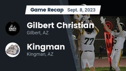 Recap: Gilbert Christian  vs. Kingman  2023