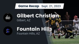 Recap: Gilbert Christian  vs. Fountain Hills  2023