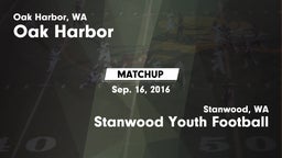 Matchup: Oak Harbor HS vs. Stanwood Youth Football 2016
