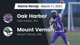 Recap: Oak Harbor  vs. Mount Vernon  2021