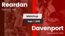 Matchup: Reardan  vs. Davenport  2018