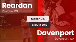 Matchup: Reardan  vs. Davenport  2019