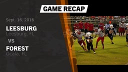 Recap: Leesburg  vs. Forest  2016