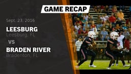 Recap: Leesburg  vs. Braden River  2016