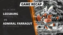 Recap: Leesburg  vs. Admiral Farragut  2016
