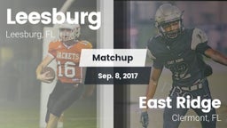 Matchup: Leesburg  vs. East Ridge  2017