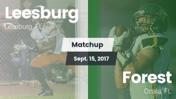 Matchup: Leesburg  vs. Forest  2017