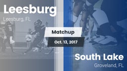 Matchup: Leesburg  vs. South Lake  2017