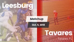 Matchup: Leesburg  vs. Tavares  2018