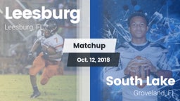 Matchup: Leesburg  vs. South Lake  2018