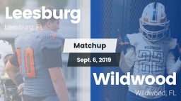 Matchup: Leesburg  vs. Wildwood  2019