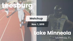 Matchup: Leesburg  vs. Lake Minneola  2019
