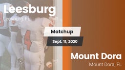 Matchup: Leesburg  vs. Mount Dora  2020
