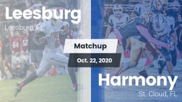 Matchup: Leesburg  vs. Harmony  2020