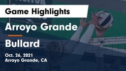 Arroyo Grande  vs Bullard  Game Highlights - Oct. 26, 2021
