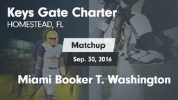 Matchup: KEYS GATE CHARTER vs. Miami Booker T. Washington  2016