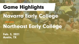 Navarro Early College  vs Northeast Early College  Game Highlights - Feb. 3, 2021