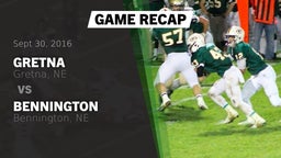 Recap: Gretna  vs. Bennington  2016