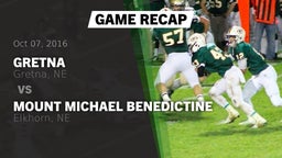 Recap: Gretna  vs. Mount Michael Benedictine 2016