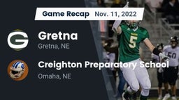 Recap: Gretna  vs. Creighton Preparatory School 2022