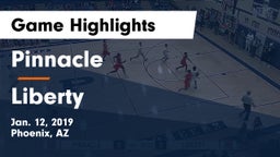 Pinnacle  vs Liberty Game Highlights - Jan. 12, 2019