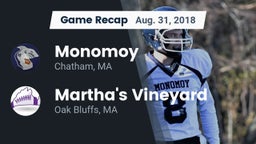 Recap: Monomoy  vs. Martha's Vineyard  2018