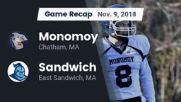 Recap: Monomoy  vs. Sandwich  2018