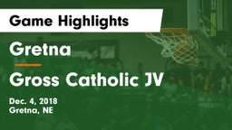 Gretna  vs Gross Catholic JV Game Highlights - Dec. 4, 2018