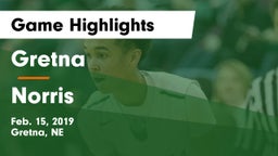 Gretna  vs Norris  Game Highlights - Feb. 15, 2019