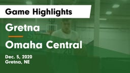 Gretna  vs Omaha Central  Game Highlights - Dec. 5, 2020