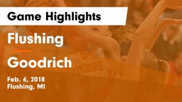 Flushing  vs Goodrich  Game Highlights - Feb. 6, 2018