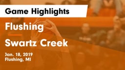 Flushing  vs Swartz Creek  Game Highlights - Jan. 18, 2019
