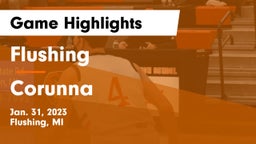 Flushing  vs Corunna  Game Highlights - Jan. 31, 2023