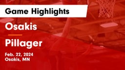 Osakis  vs Pillager  Game Highlights - Feb. 22, 2024