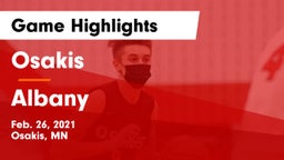 Osakis  vs Albany  Game Highlights - Feb. 26, 2021