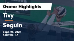 Tivy  vs Seguin  Game Highlights - Sept. 23, 2022