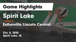 Spirit Lake  vs Estherville Lincoln Central  Game Highlights - Oct. 8, 2020