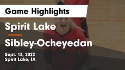 Spirit Lake  vs Sibley-Ocheyedan Game Highlights - Sept. 13, 2022