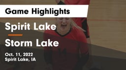 Spirit Lake  vs Storm Lake  Game Highlights - Oct. 11, 2022