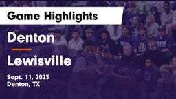 Denton  vs Lewisville  Game Highlights - Sept. 11, 2023