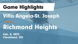 Villa Angela-St. Joseph  vs Richmond Heights  Game Highlights - Feb. 8, 2023