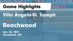Villa Angela-St. Joseph  vs Beachwood  Game Highlights - Jan. 26, 2021