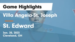 Villa Angela-St. Joseph  vs St. Edward  Game Highlights - Jan. 20, 2023