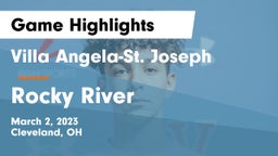 Villa Angela-St. Joseph  vs Rocky River   Game Highlights - March 2, 2023