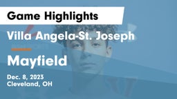 Villa Angela-St. Joseph vs Mayfield  Game Highlights - Dec. 8, 2023