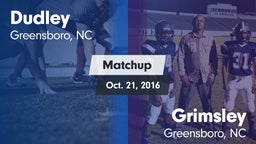 Matchup: Dudley vs. Grimsley  2016
