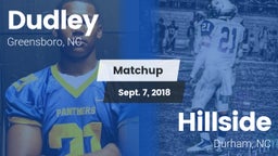 Matchup: Dudley vs. Hillside  2018